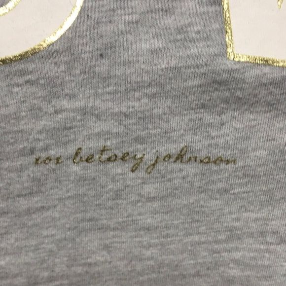 Betsey Johnson LOVE Cropped Tee Boxy Casual Fit - Picture 4 of 7